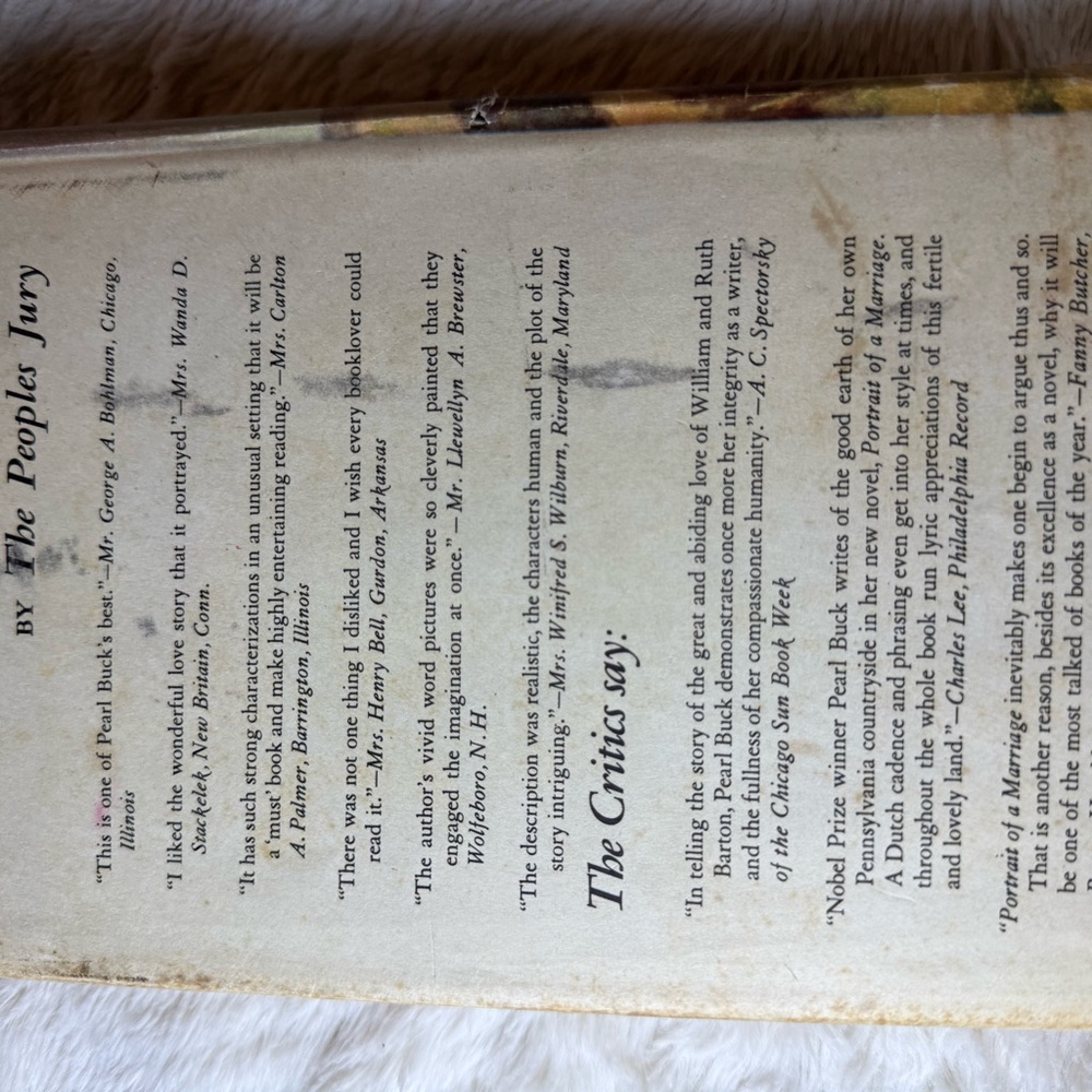 Portrait of a Marriage by Pearl S. Buck - Picture 7 of 9